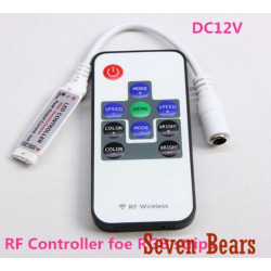 Rf Rgb Kontroller Mini Rf Trådlös Led Avlägsen Kontroller För Rgb 5050 3528 Led Lights Strips