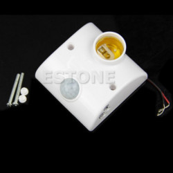 E27 Ir Infraröd Kropp Sensor Mänsklig Bil Lampor Hållare Stå Rörelse Sensing Switchy103