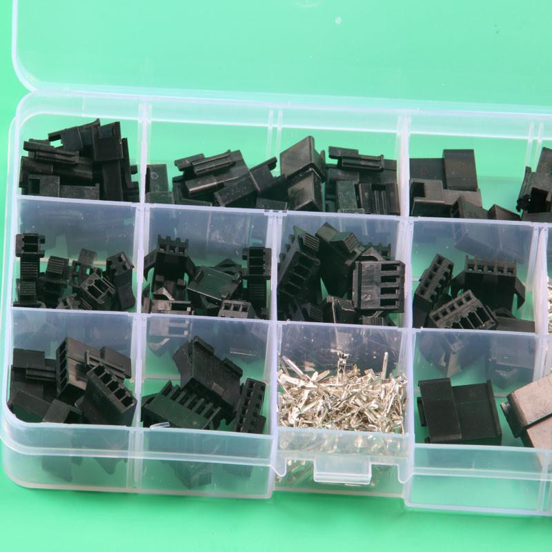 Sm2 54 Kits 40 Uppsättningar Utrustning 2p 3p 4p 5p 6p Tonhöjd Kvinna Och Manlig Rubrik Elektrisk Terminaler