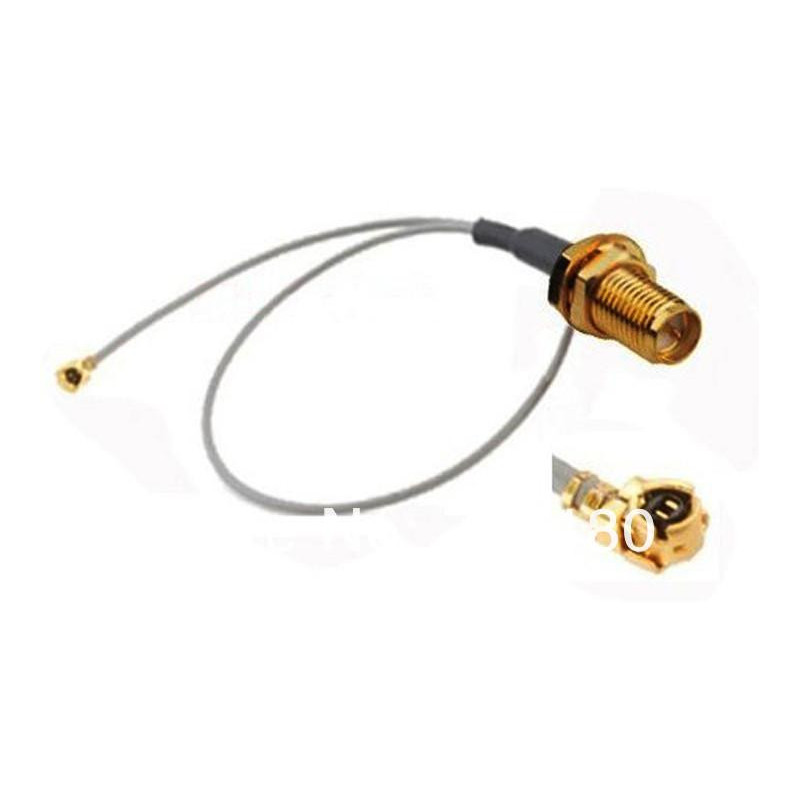 Rf Ipx U Fl Växla Rp Sma Kvinna Hårpiska Kabel Ufl Ipx Till Rpsma Kvinna 15cm För Pci Wifi Kort Trådlös