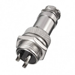 1set Gx16 3 Stift Manlig Kvinna Diameter 16mm Tråd Panel Connector L71 Gx16 Cirkulär Connector Flyg