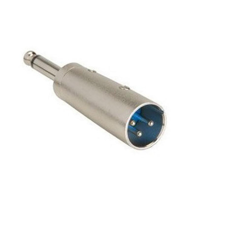 2015 Aktisk Överlägsen Flexibel Bekväm Svart Xlr Manlig Till 1 4 Manlig Adapter