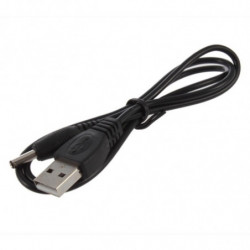 80cm Usb 2 0 Typ Manlig 3 5mm Likström Kraft Plugg Tunna Connector 5v Kabel Svart Ssist