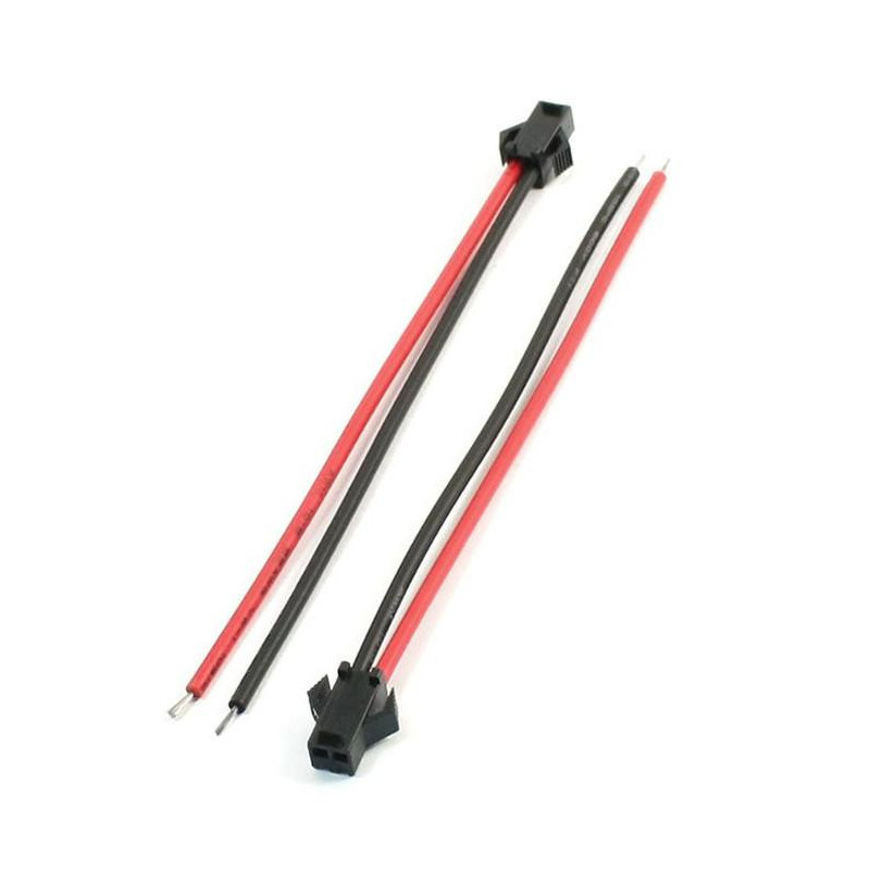 Imc 10pairs 15cm Lång Jst Sm 2pins Plugg Manlig Till Kvinna Tråd Connector