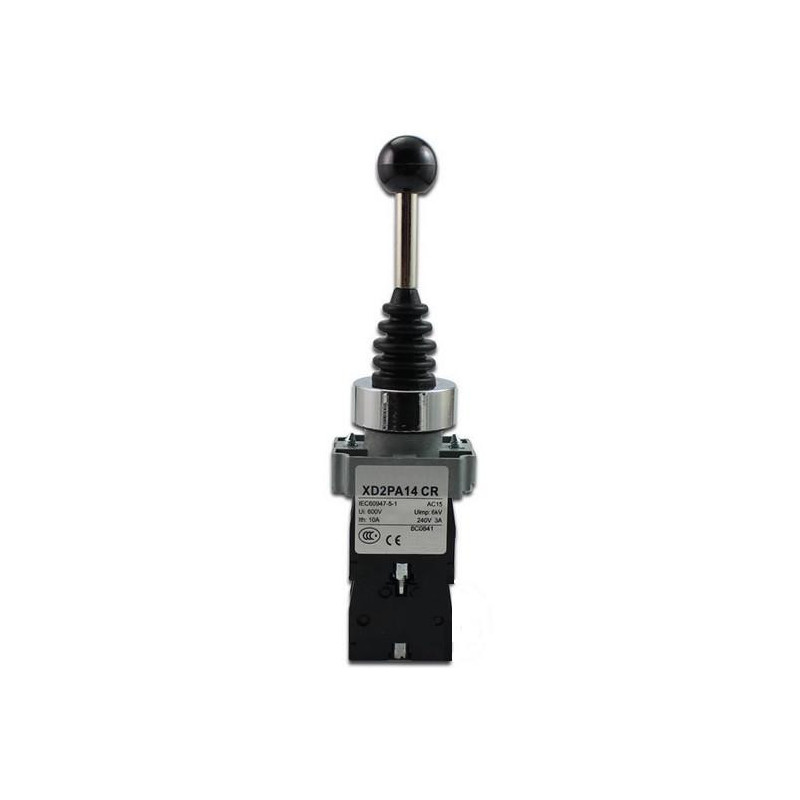 22mm 4 Placera 4no Självlåsande 10a 250v Xd2pa14cr Joystick Växla Bibehållen