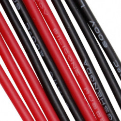 5m 24 Mätare Awg Silikon Tråd Ledningar Flexibel Stranded Koppar Kablar För Rc