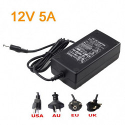 12v 5a 60w Led Kraft Tillförsel För 3528 5050 Led Remsa 12v 5a Led Transformator Led Kraft Adapter