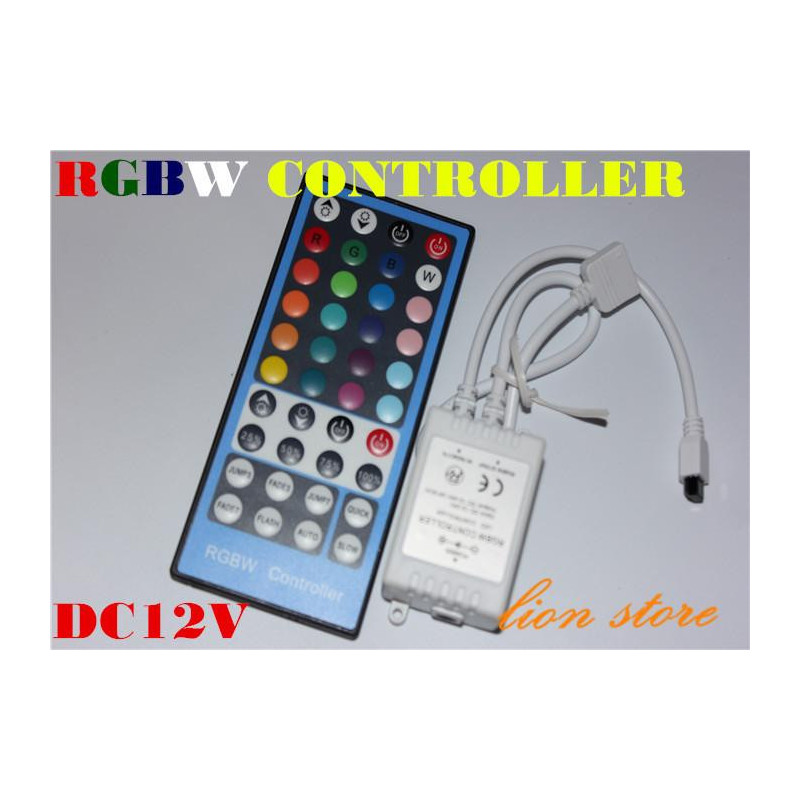 L1 50% Av 1 St 40key Rgbw Kontroller Dc1224v Led Remsa Ljus 40keys Rgbw Led Kontroller Med Ir Avlägsen