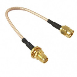 Sma Kvinna Till Manlig Koaxial Kabel Antenn Adapter 11cm