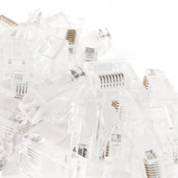 Wsfs 50 St Rj45 8p8c Nätverk Lan Cat5e Modul Plugg Jack Klar