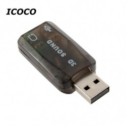 Usb2 0 Audio Headset Hörlurar Hörlur Mic Mikrofon Jack Omvandlare Adapter Med Dynamisk Omge Bakgrund