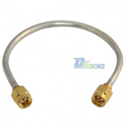 15cm Rf Koaxial Hårpiska Sma Manlig Till Manlig Halvstyvt Kabel Adapter Rg402