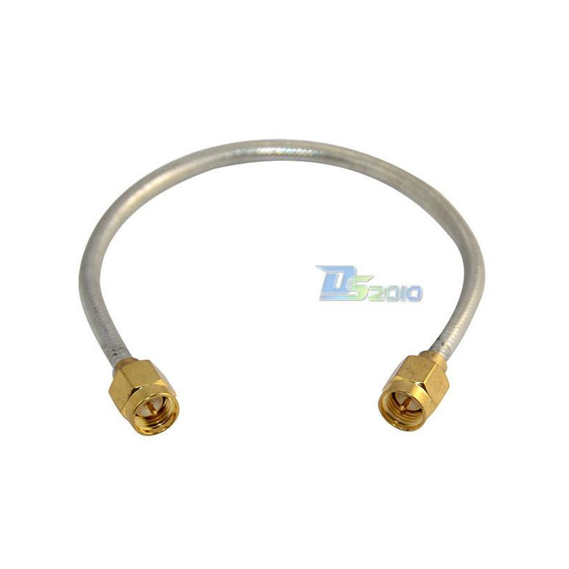 15cm Rf Koaxial Hårpiska Sma Manlig Till Manlig Halvstyvt Kabel Adapter Rg402