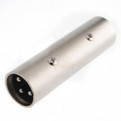 2015 Xlr 3 Stift Malemale I Kö Connector Adapter Kopplare För I Kö Mic Mikrofon