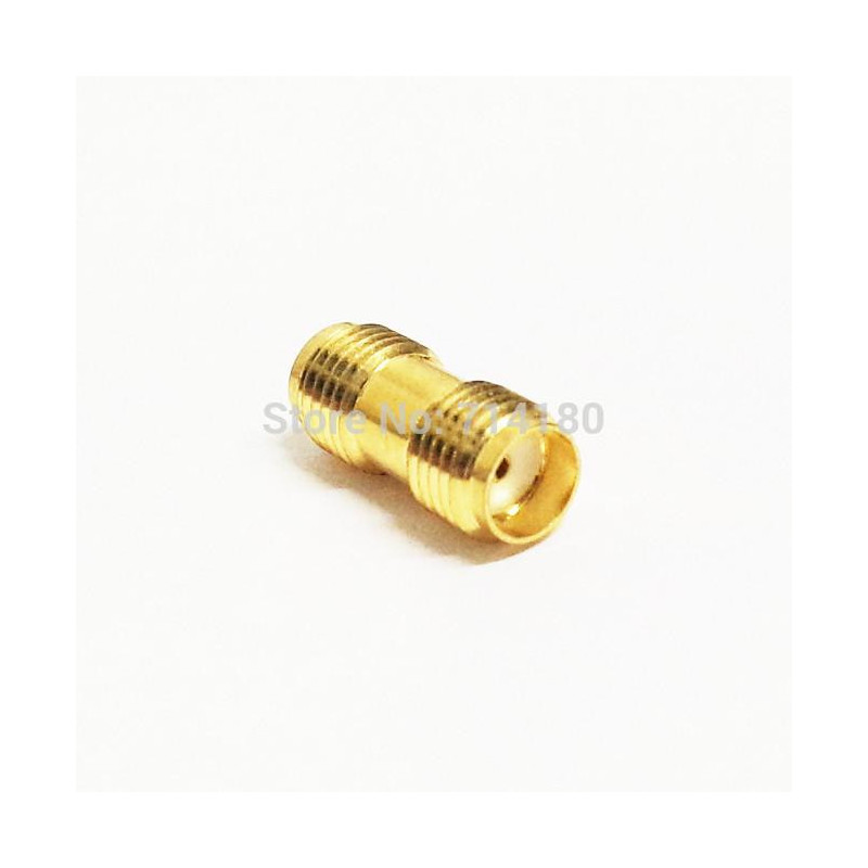 1 St Sma Kvinna Växla Sma Kvinna Jack Rf Lirka Adapter Kopplare Rakt Guldpläterad