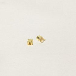 1 St Mmcx Kvinna Jack Rf Lirka Connector Pcb Montera Med Löda Posta Rakt Guldpläterad Ssist