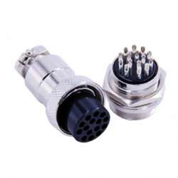 Flyg Kontakt 15 Stift Diam 20mm Gx2015pin Tryck Dra Cirkulär Snabbt Kontakt 5a 400v Man Kvinna Plugg