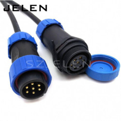 Sp2110 7pin Kabel Kontakt Ip68 7 Stift Plugg Och Uttag Led Kraft Tråd Kontakt 7 Stift Bil Anslutningar