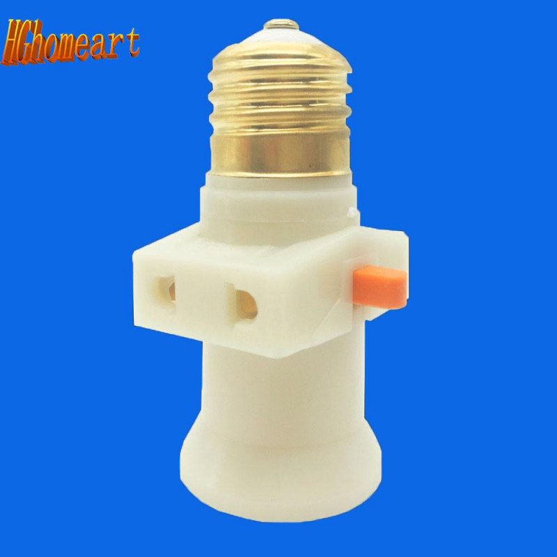 Eldfast Material E27 Pendente Växla Årgång Lampa Hållare E27 Uttag Växla 100% Ren Koppar Led Glödlampa