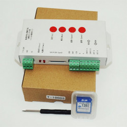 T1000s 2048 Pixlar Dmx 512 Kontroller Sd Kort Ws2801 Ws2811 Ws2812b Lpd6803 Led Remsa Dc5 24v T1000s