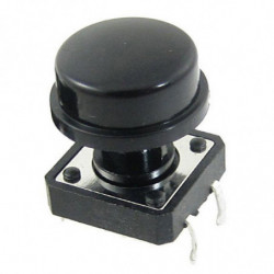 Thgs 10 St Tillfällig Takt Taktil Skjuta På Knapp Växla 12x12x12mm 4 Stift W Keps