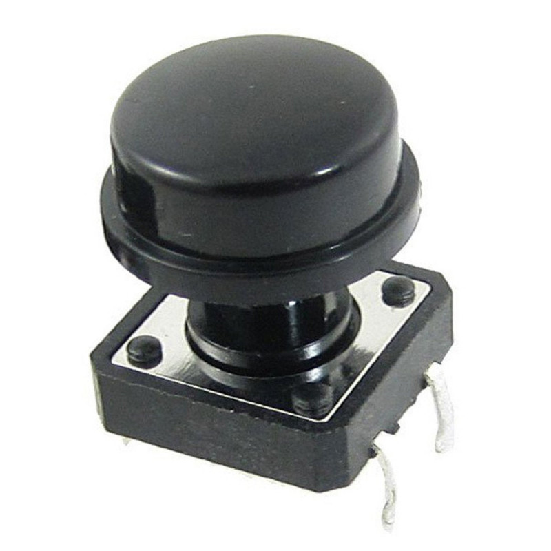 Thgs 10 St Tillfällig Takt Taktil Skjuta På Knapp Växla 12x12x12mm 4 Stift W Keps