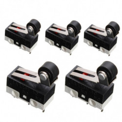 5pcs Mini Micro Växla Vält Spak Actuator Mikrobrytare Spdt Sub Miniatyr Tillbehör