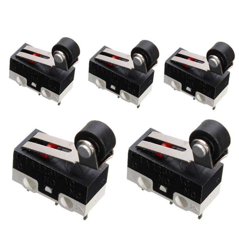 5pcs Mini Micro Växla Vält Spak Actuator Mikrobrytare Spdt Sub Miniatyr Tillbehör