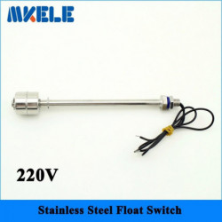 220v Mksfs18010 180mm Rost Stål Tank Slå Samman Vatten Nivå Flytande Sensor Vertikal Flyta Växla