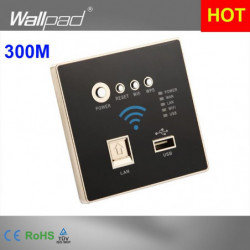 300m Betygsätta Svart Wifi Usb Laddning Wifi Uttag Usb Uttag Vägg Inbäddad Trådlös Ap Router Telefon