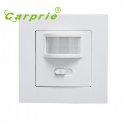 Super Växelström 220v 160 Grad Infraröd Pir Rörelse Sensor Infälld Vägg Lampa Glödlampa Växla