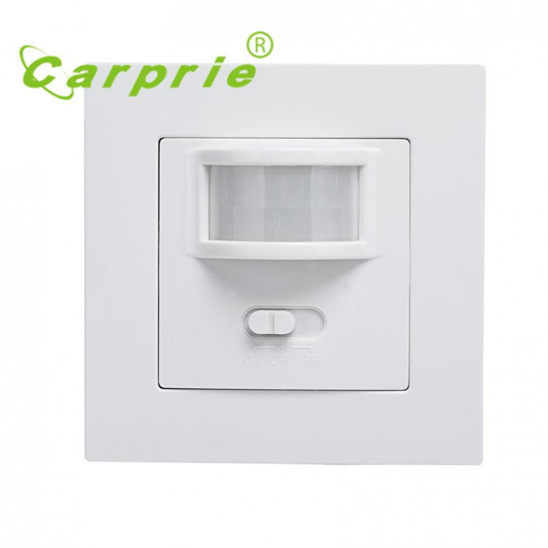 Super Växelström 220v 160 Grad Infraröd Pir Rörelse Sensor Infälld Vägg Lampa Glödlampa Växla