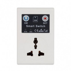 Eu 220v Telefon Rc Avlägsen Trådlös Kontrollera Smart Växla Gsm Uttag Kraft Plugg För Hem Hushåll