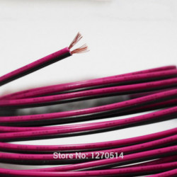 Ren Koppar 24awg 2 Stift Röd Svart Kabel Pvc Isolerade Tråd 24 Awg Stranded Tråd Elektrisk Kabel Led