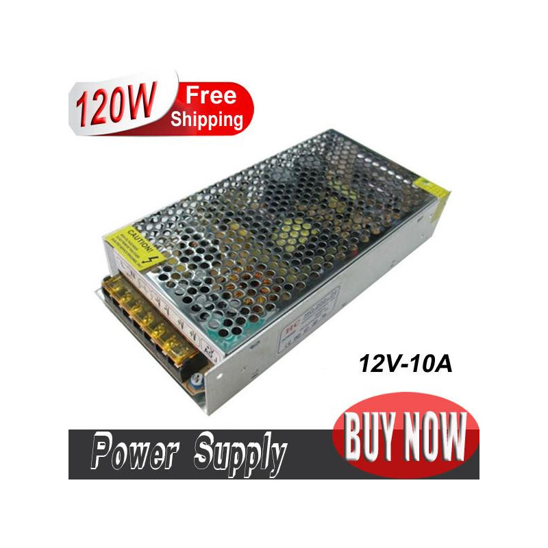 12v 120w 10a Led Växlande Kraft Tillförsel Förare 100 120v 200 240v Växelström Inmatning