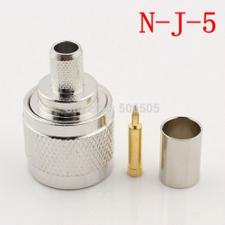 Ntype Manlig Connector N Connector Koaxial Connector 505 Rf Koaxial Adapter Connector
