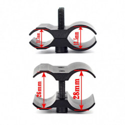 1 St Stor Aluminium Legering Taktisk Ficklampa Montera Laser Pistol Montera Klämma Jakt Tillbehör Med