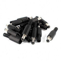 Cnim 15 St 5 5mmx2 1mmx9mm Manlig Löda Likström Kraft Jack För Bärbar Dator Adapter