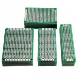 40pcs Universell Pcb Styrelse Dubbel Dubbelsidig Ototyp Krets Konserverad Bakbord Pcb Styrelse Uppsättning