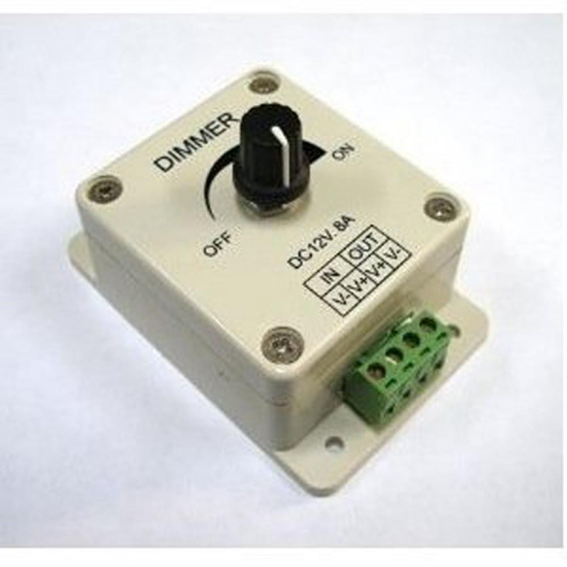 2015 Pwm Mörkläggning Kontroller För Led Lights Band Remsa 12 24 Volt 12v 24v 8 Amp