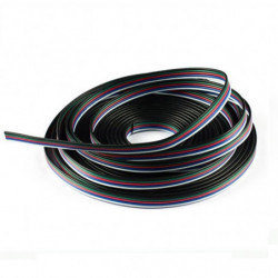 10m Rgbw Förlängning Kabel Linje Sladd Connector 5pin 5 Färg Stå Tråd För Rgbw Rgbww Led Remsa