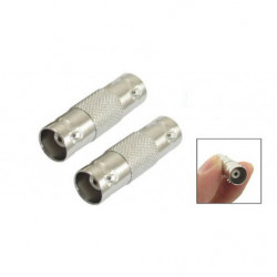 2015 8 St Silver Tona Bnc Kvinna Till Kvinna F F Connector Adapter