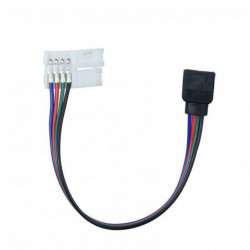 1 St Massa 4pin Pvc Rgb Kvinna Led Remsa Connector Adapter Tråd Kabel För Smd 5050 3528 Rgb Led Remsa