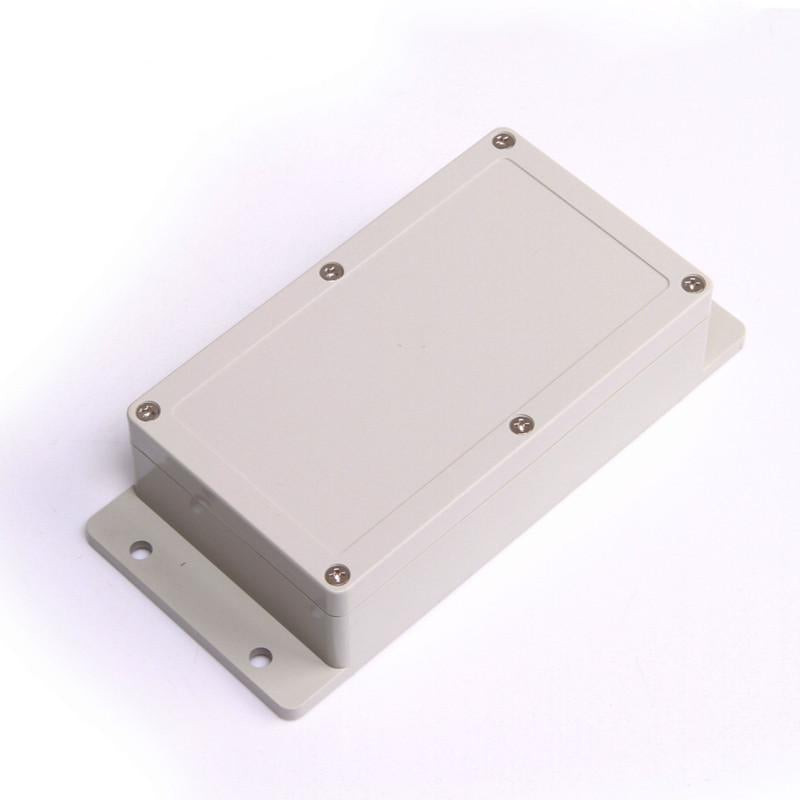 Plast Elektronisk Ojekt Låda 158 X 90 X 46mm Grå Diy Inhägnad Instrument Fall Med Öra Elektrisk Supplies