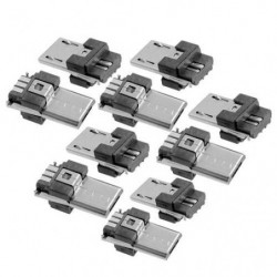 Wsfs 10 St Micro Usb Typ En Manlig 5 Stift Anslutningar Plugg