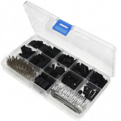 620pcs Uppsättning Dupont Tråd Kabel Hoppare Stift Rubrik Connector Hus Utrustning M F Crimp Pins Med