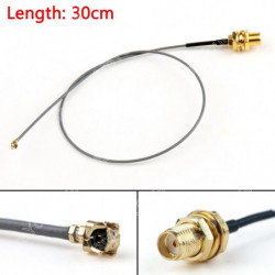 30cm Kabel Sma Kvinna Skott Jack Till Ipx U Fl Pci Kort 1 13mm Hårpiska 12in Rf Jackplug Tråd Connector