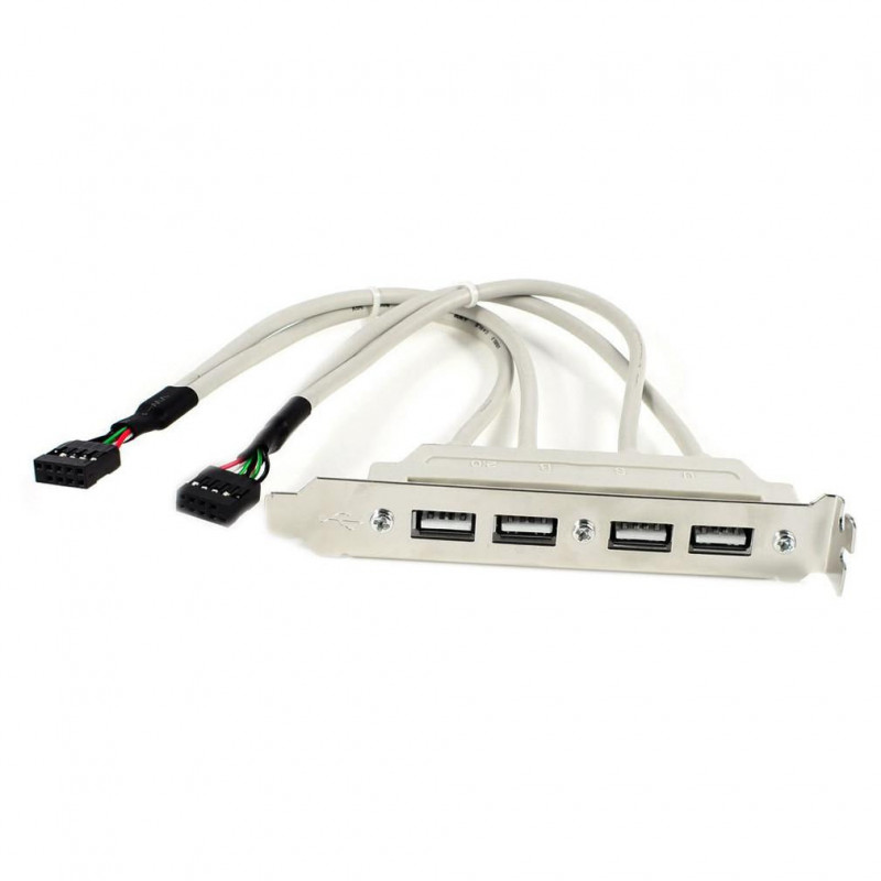 Stil Dubbel Moderkort 9 Stift Rubrik Till 4port Usb 2
