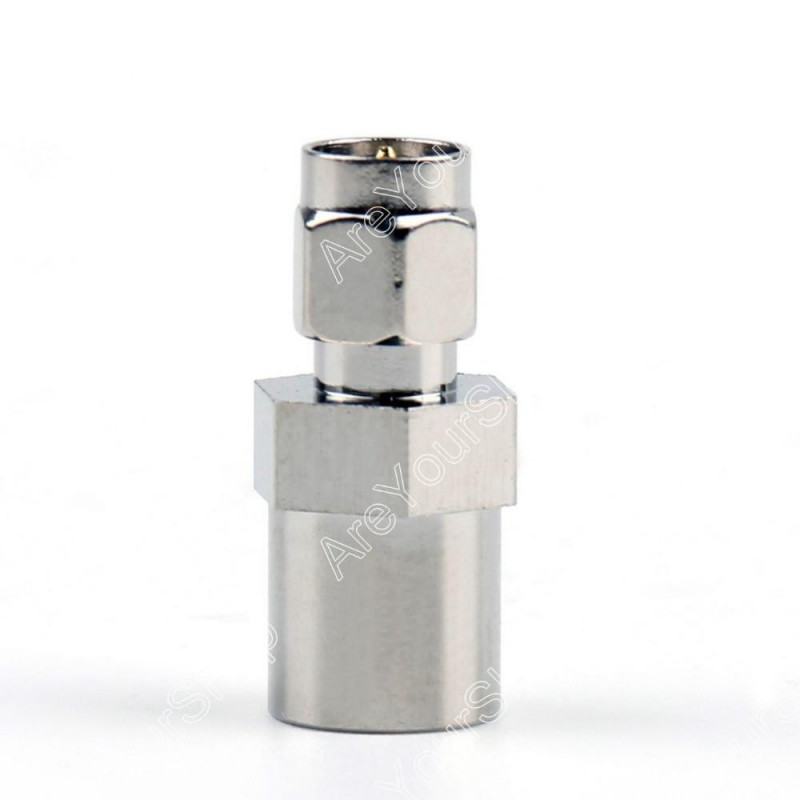 1 St Adapter Fme Plugg Manlig Till Sma Manlig Rf Connector Rakt Tråd Connector Ptfe Minijack Plugg
