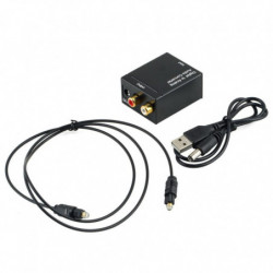 Digital Adaptador Optisk Koaxial Rca Toslink Signal Till Analog Audio Omvandlare Adapter Kabel